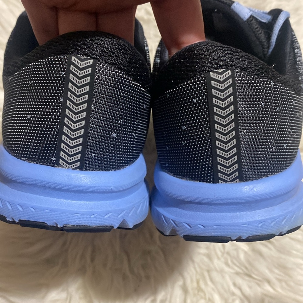 Brooks WOMENS Launch 6 Energize Blue Gray Running Athletic Lace Up Shoes 9.5 - Picture 5 of 10